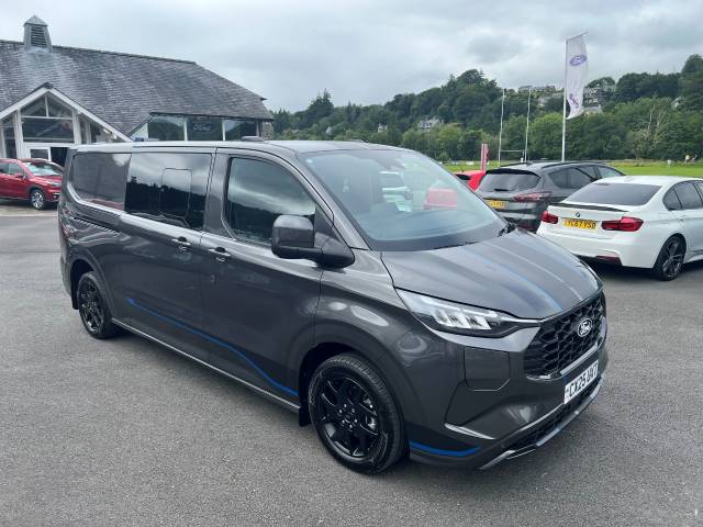 Ford Transit Custom 2.5 PHEV 232ps H1 Double Cab Van Sport Auto Panel Van Petrol / Electric Hybrid Grey