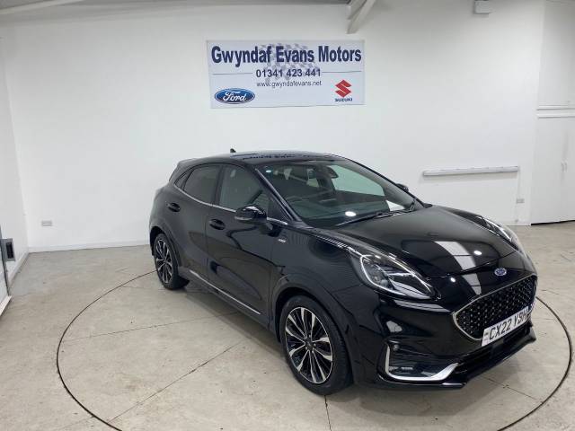Ford Puma 1.0 EcoBoost Hybr mHEV 155 ST-Line Vignale 5dr DCT Hatchback Petrol Black