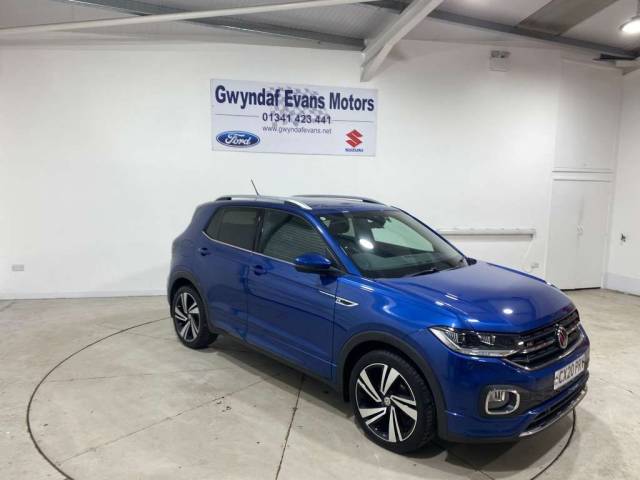 Volkswagen T-cross 1.0 TSI 115 R-Line 5dr DSG Hatchback Petrol Blue