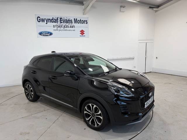 Ford Puma 1.0 EcoBoost Hybrid mHEV Titanium 5dr Hatchback Petrol Black