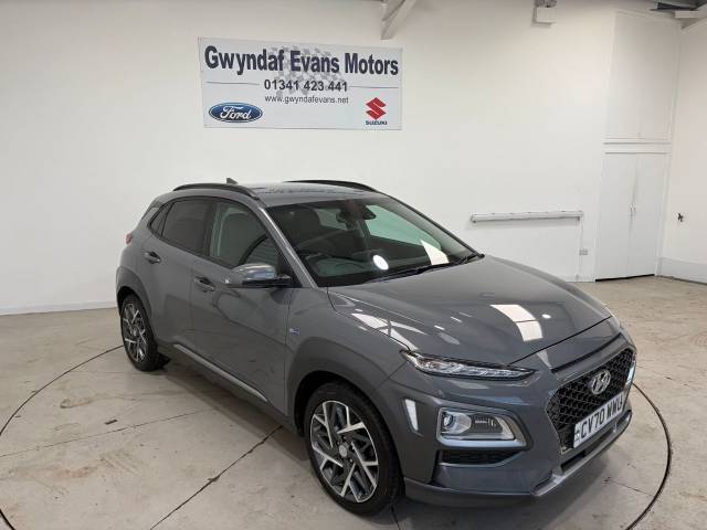 Hyundai KONA 1.6 GDi Hybrid Premium SE 5dr DCT Estate Petrol / Electric Hybrid Grey