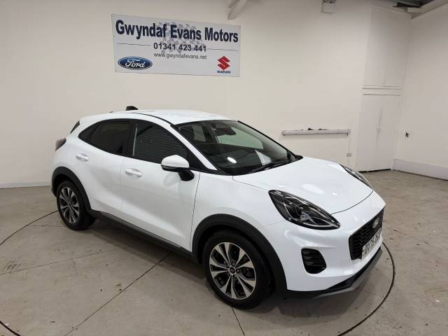 Ford Puma 1.0 EcoBoost Hybrid mHEV Titanium 5dr Hatchback Petrol White