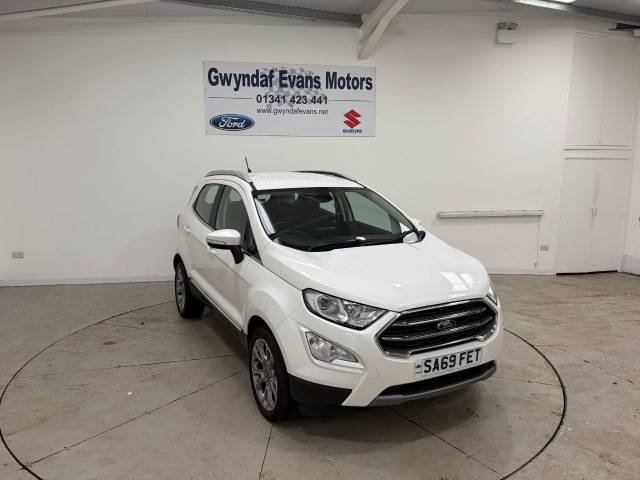Ford Ecosport 1.0 EcoBoost 125 Titanium 5dr Hatchback Petrol White