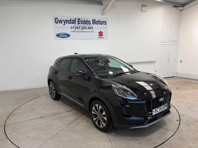 Ford Puma 1.0 EcoBoost Hybrid mHEV Titanium 5dr Hatchback Petrol Black