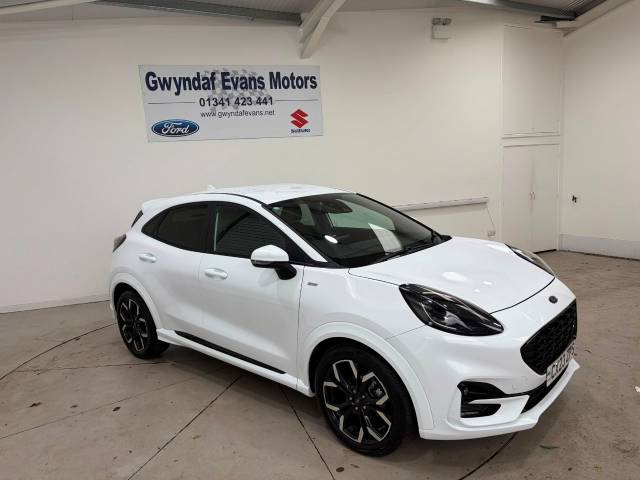 Ford Puma 1.0 EcoBoost Hybrid mHEV ST-Line X 5dr Hatchback Petrol White