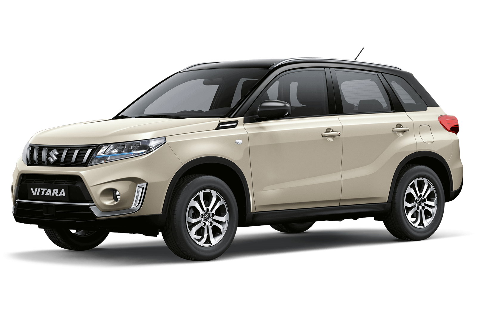 Suzuki Vitara - Savannah Ivory Pearl Metallic with Cosmic Black Pearl Metallic Roof