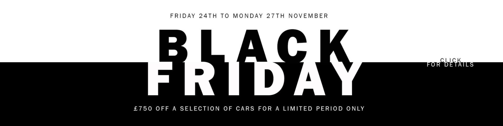 Black Friday Homepage Banner